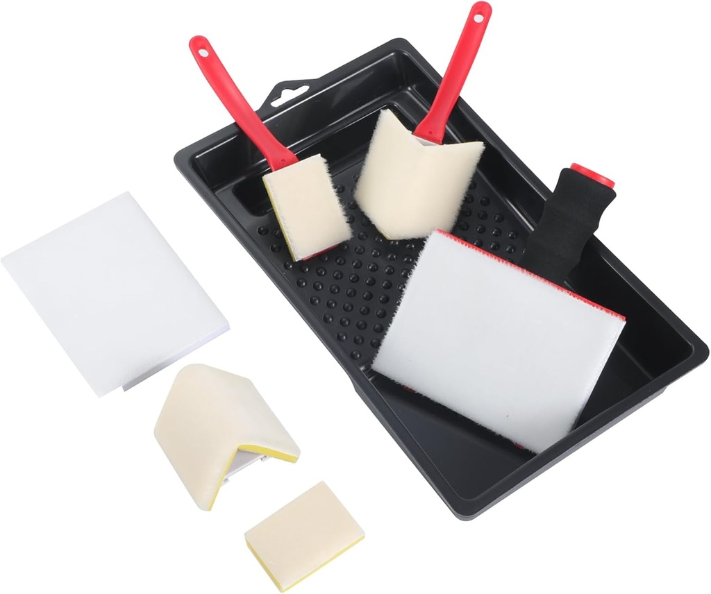 Paint Edger Trimmer with Pad Refills,Corner Walls & Ceilings Painter,Trim and Touch Up Painter with Refill Pad, Edger Applicator for Flat Surfaces