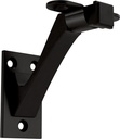 Franklin Brass Classic Edge 3 in. (76 mm) Handrail Bracket in Matte Black (4-Pack), B47253D-FB-C