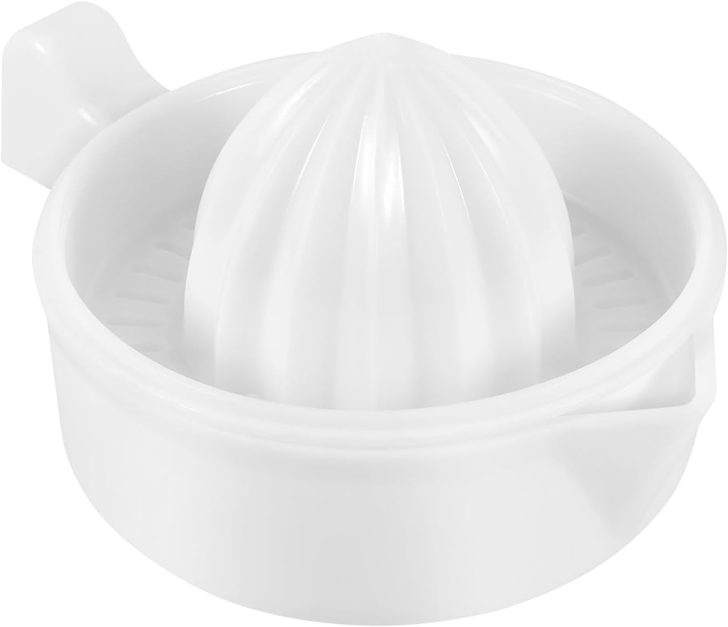 Manual Lemon Squeezer, Orange Juice Squeezer, Citrus Orange Manual Hand Juicer Lid Rotation Anti-Slip Reamer