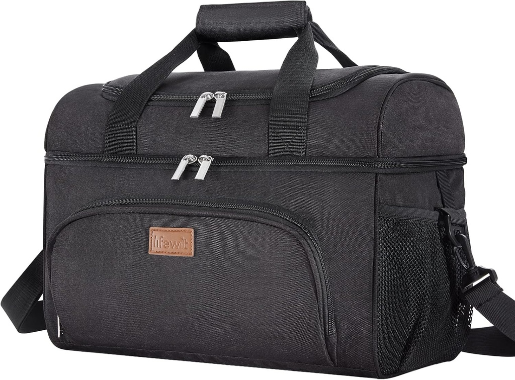 Lifewit Insulated Cooler Bag, 32/48 Can Large Leakproof Beach Cooler, Lightweight Portable Double Layer Soft-Sided Travel Ice Chest for Camping, Kayaking, Road Trips, Grocery Shopping