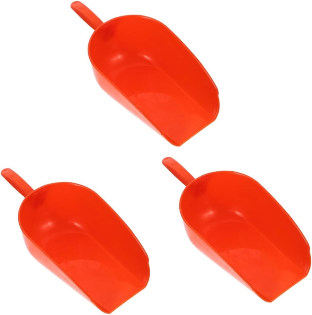 BESPORTBLE 3pcs Sugar Large Tool Reusable Food Shovel Garden Handheld Feed Scoop for Animals