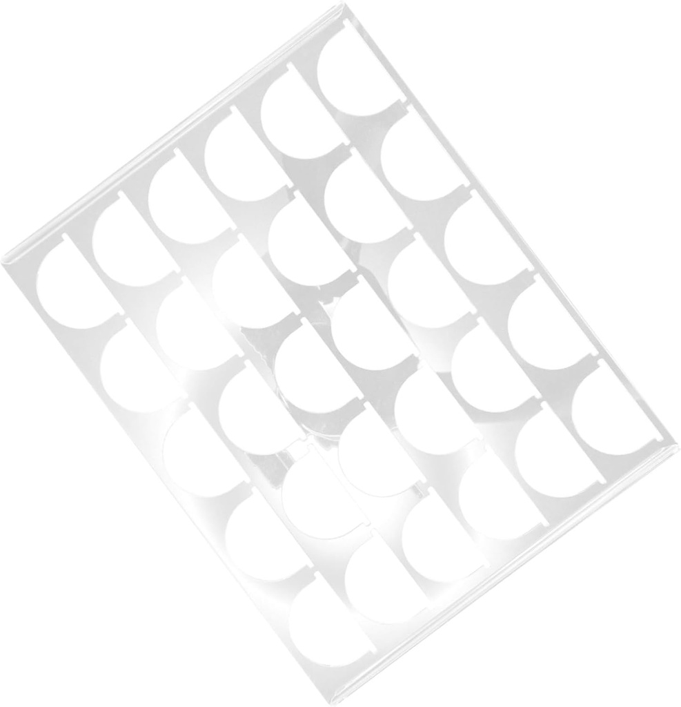 30grids Coffee Capsule Holder Acrylic Storage Rack for Kitchen Coffee Shop Organizes Espresso Capsules Tea Bags and Items Space-saving Display