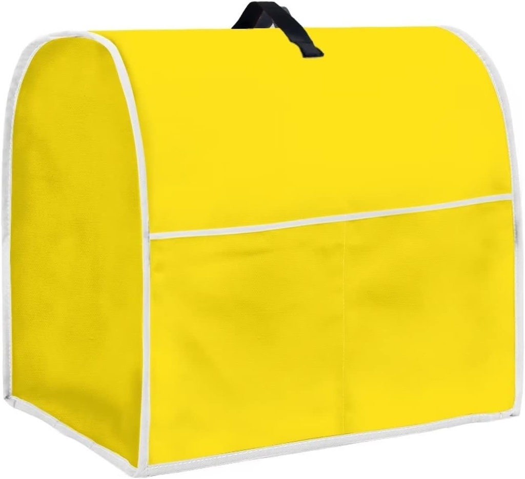 Dreaweet Yellow Kitchen Aid Mixer Cover for Stand Mixer Dust Cover Compatible with 4.5-5 Quart Tilt Head Bowl Lift Models Mixer,Kitchen Appliance Cover Aid Mixer Accessories