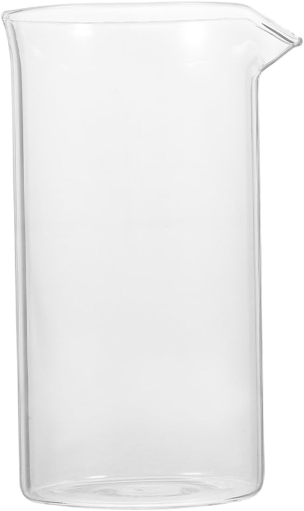 Sosoport Coffee Press Accessories Espresso Cup Glass Handle Multi-purpose Design for Tea Juice Heat-resistant Easy to Clean