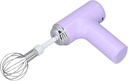 Cordless Whisk, Easy Electric Hand Mixer Adjustable Speed Wide Application with 2pcs Mixing for Home ()