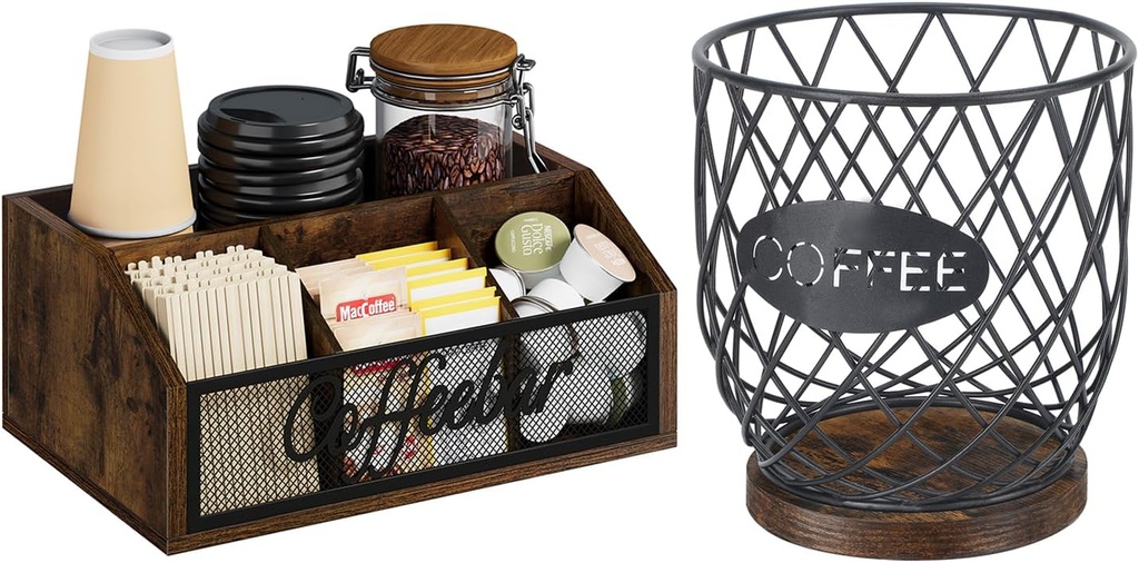 YINMIT K Cup Holder Organizer,Coffee Station Organizer for Countertop,Sturdy Coffee Pod Holder Organizer, Coffee Bar Accessories and Organizer