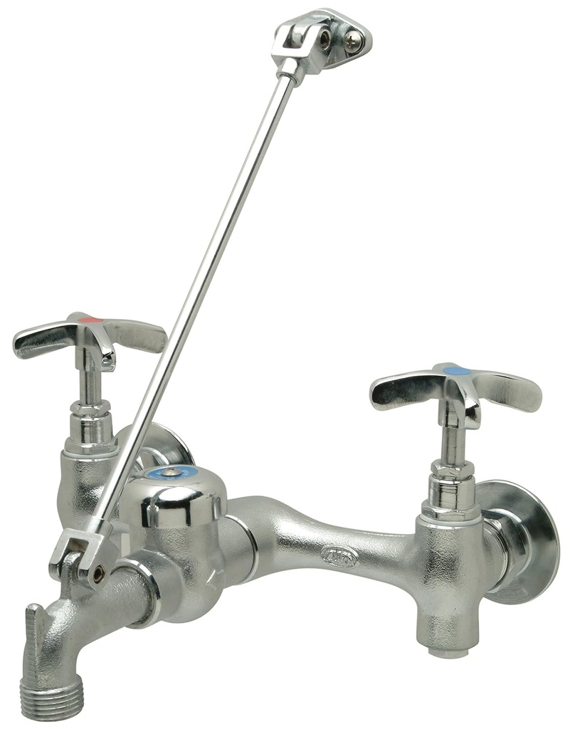 Zurn - ZJP1996-SF JP1996-SF Chrome Double Handle Service Sink Faucet, Mop Service Sink Faucet