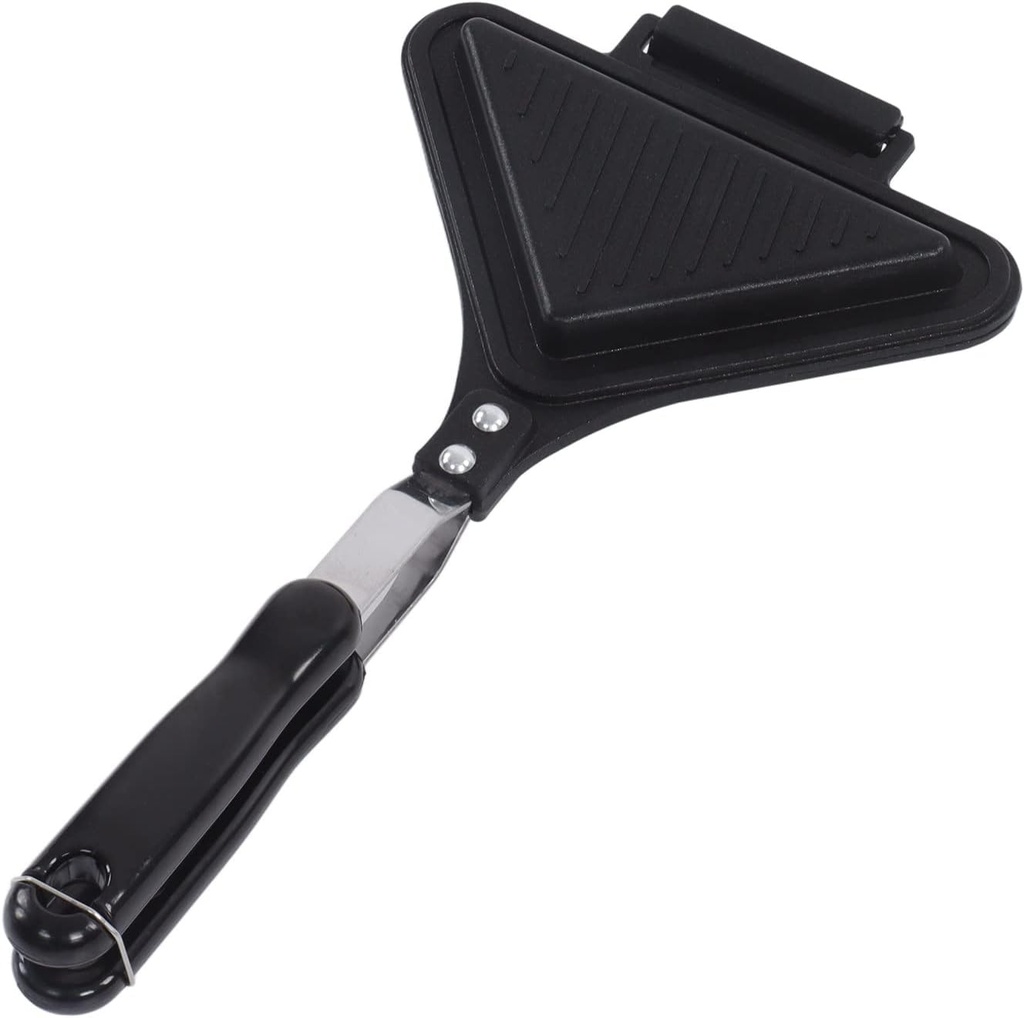 Sandwich Pan, Aluminum Alloy Sandwich Maker, Non Stick Double Sided Panini Maker for Cake, Bread.