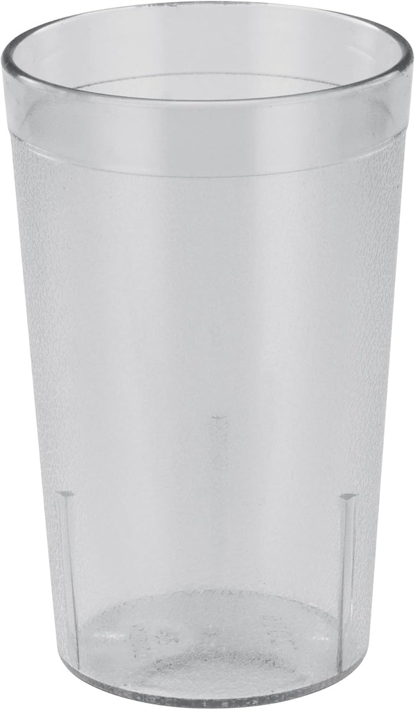 Winco Pebbled Tumblers, 8-Ounce, Clear, 12 Count (Pack of 1)