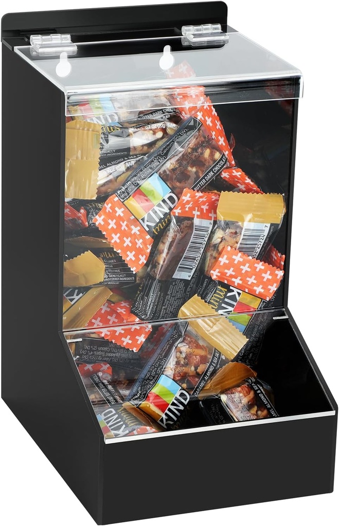 Candy Dispenser Countertop with Lids,Acrylic Laundry Pods Dispenser,Wall Mounted Storage Dispenser for Laundry Room Pantry Office Store