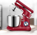 Mixer Electric,Tilt-Head 5 Qt 1200W, 6-Speed Tilt-Head Mixers Kitchen Electric Stand Mixer Small, for Dressings, Frosting, Meringues More,red