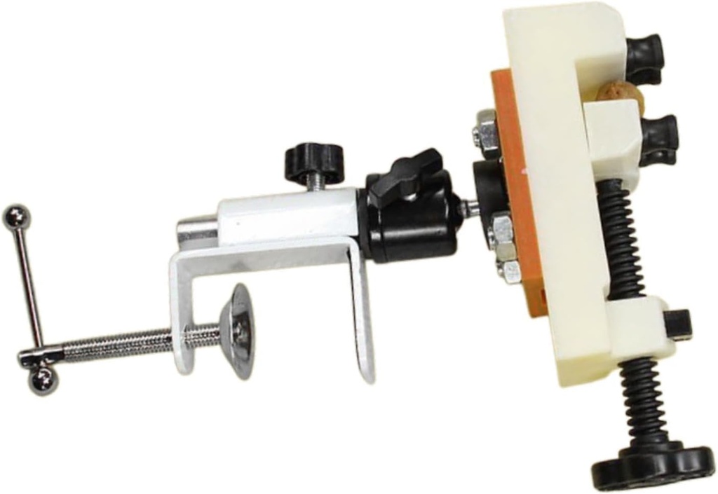 Drill Press Clamp Rotatable Workholding Device 360 Degree Rotation Mini Table Vise for Fixing Small Parts Jewelry Repair Sculpture Craft Carving Tool 4.13x2.40x1.38inch
