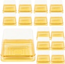 50pcs Dome Cake Wrapping Boxes Compact Dessert Containers for Moon Cakes Pastries and Cupcakes Safe Easy to Carry