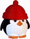 Penguin Gifts Cookie Jar with Lids Cute Snack Dish Candy jar Storage Containers Vintage Sculpture Figurine Decoration for Office Desk Home
