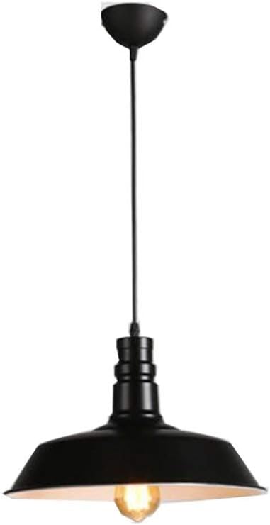 Modern Minimalist Restaurant Industrial Chandelier European Iron Lampshade Creative Bar Restaurant Creative Personality Semicircular Chandelier Flush Mount Light (Color : 26cm)