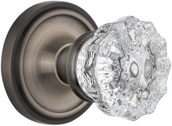 Nostalgic Warehouse Classic Rosette with Crystal Door Knob