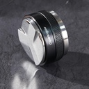 51mm Coffee Distributor and Tamper,Dual Head Coffee Leveler Fits for Delonghi 51mm Portafilter,Professional Espresso Hand Tamper.