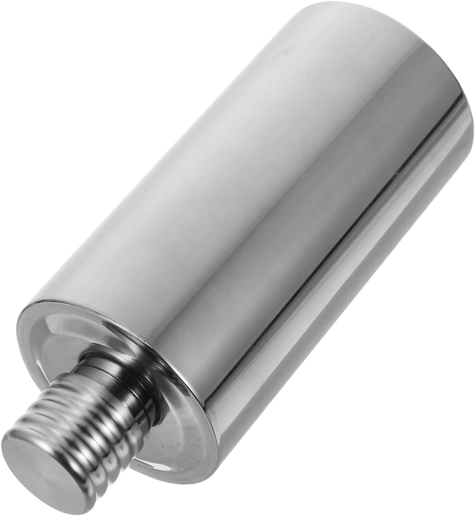 OUNONA Cylindrical Flask Robust Stainless Steel Liquor Bottle for Men Outdoor Activities