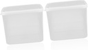 Alipis 2pcs Bread Boxes Storage Containers Bread Box Fresh Keep Compact Corner