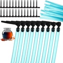 24 Set Maple Syrup Tapping Kit, Maple Tree Taps and 3ft Food Grade Tubing Drop Lines Extractors, Maple Syrup Spile Sugaring Starter Supplies for Pure Birch Maple Syrup Collection