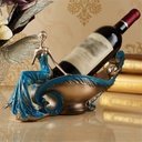 Beauty Wine Rack Accessories Handicraft Resin Wine Holder Livingroom TV Cabinet Home Furnishing Decoration Craft