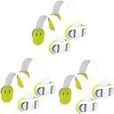 3sets Abs Material Cabinet Locks Easy Install for Childproof Door Lever Locks 2pcs*3