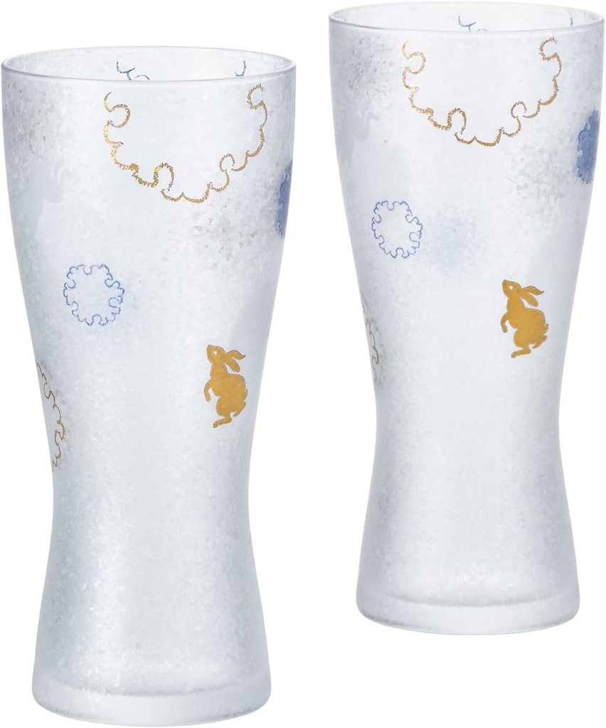 Aderia Premium White Hare Japanese Alcohol Glass Set, Made in Japan