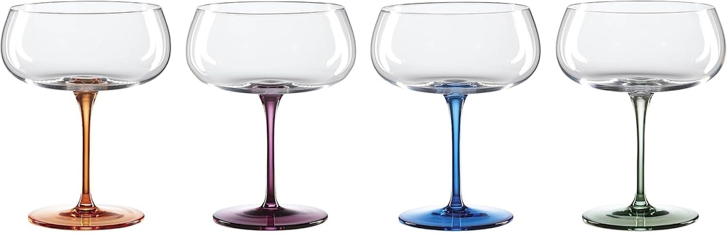 Oneida 895925 Bottoms Up Cocktail Glasses, Set Of 4