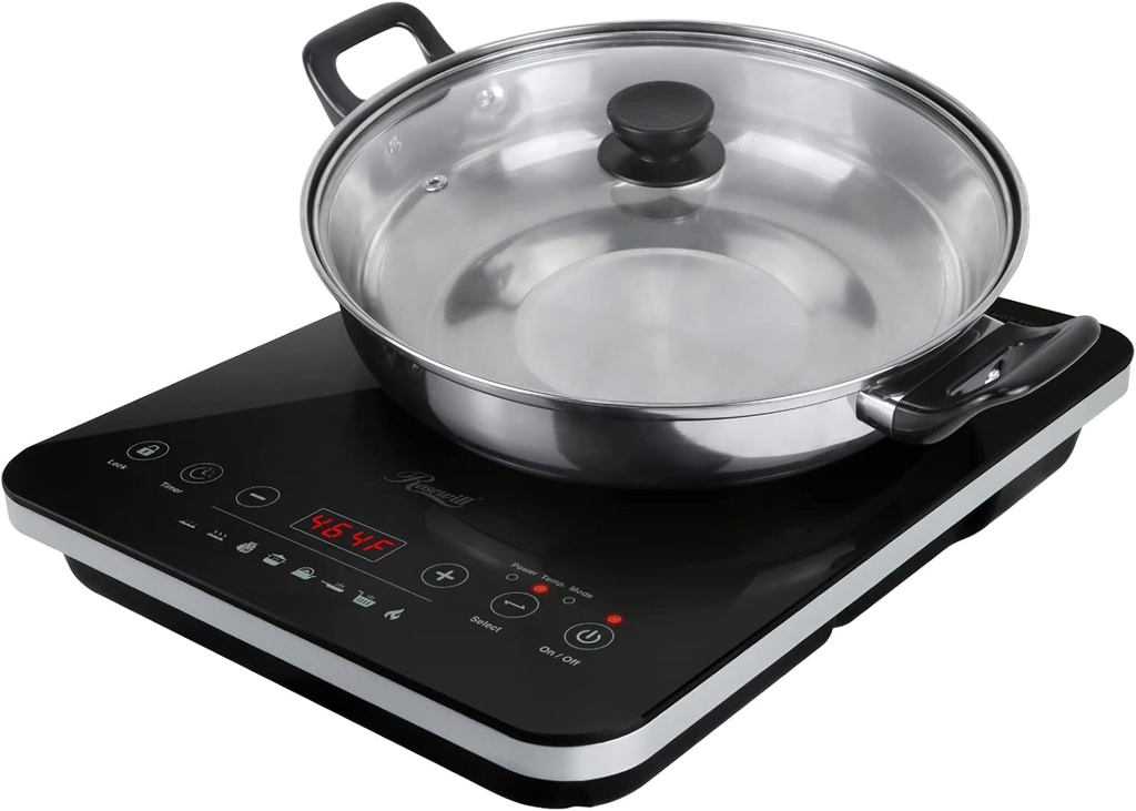 Rosewill RHAI-21001 Induction Cooker, Standard, Black