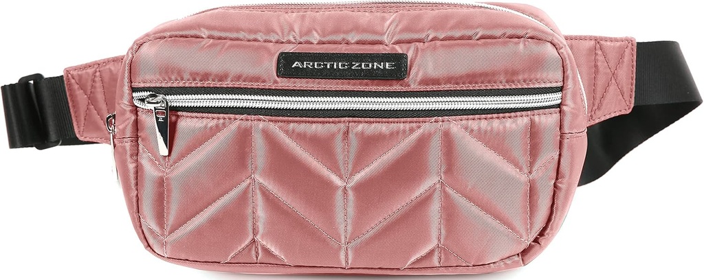 Arctic Zone Quilted Crossbody Insulated Lunch Pack - Rose Tan