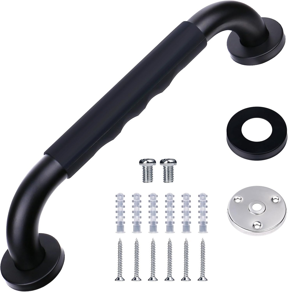 Grab Bars for Shower,15 Inch Grab Bars for Bathtubs and Showers Shower Handles for Elderly,Stainless Steel Shower Handle Toilet Handicap Senior Assist Bathroom Saft Handle