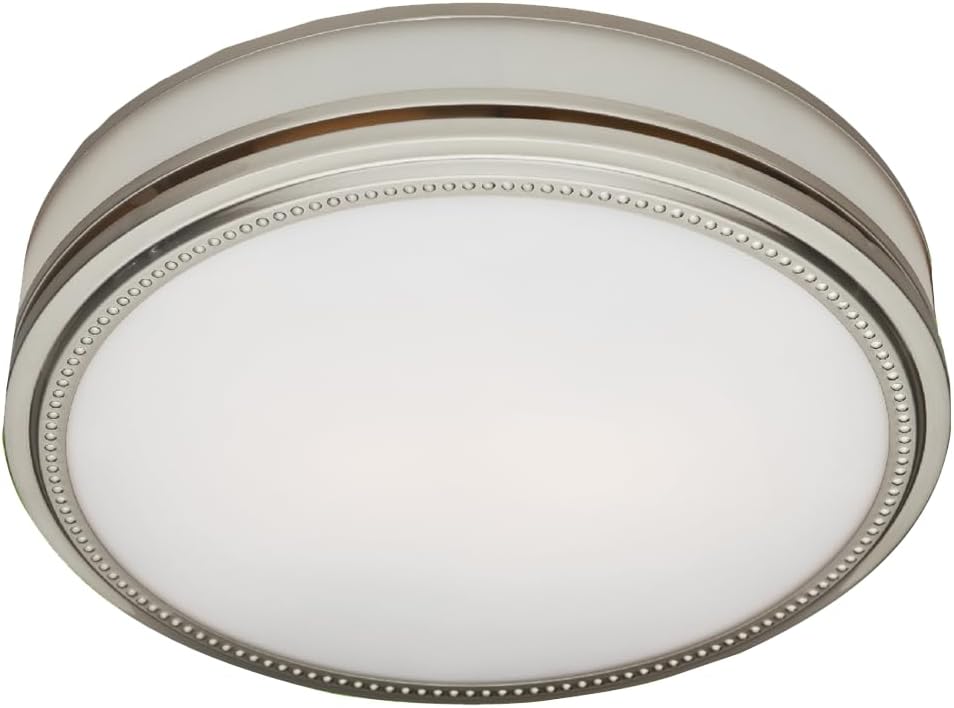 Good Housekeeping Opera (83001) Decorative 110 CFM 3.0 Sones Bathroom Ventilation Exhaust Fan with Light & Night-Light