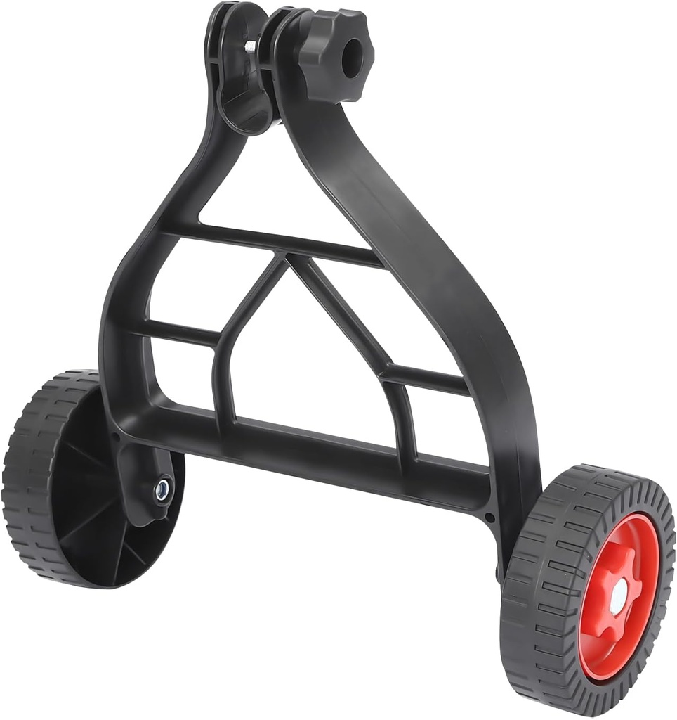 String Trimmer Wheel Attachment, 26mm-28mm Applicable Outer Diameter, Support Wheels Portable Lawn Mower Auxiliary Wheels, Wheel Mower Attachment for Cordless Weed Wacker Walk Behind Brush Cutter