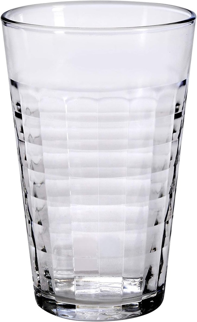 Duralex Prisme Clear Tumbler, 16 7/8 oz. / 50 cl, Set of 6