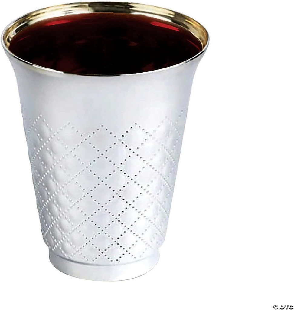 Nicole Fantini Decor Kiddush/kiddish Cup - Premium Quality Wine Cup - Ideal for Passover & All Jewish Holidays - Disposable Plastic Cups - 60 Counts (5Oz)