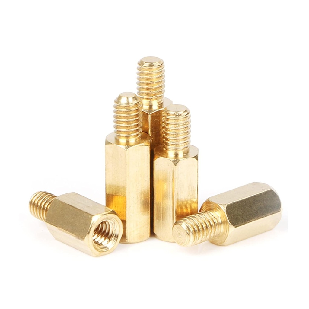 Thread M3 Circuit Boards Spacer Hex Brass Standoff Screw Pillar Fixed Computer Motherboard(26mm,M3+4mm)