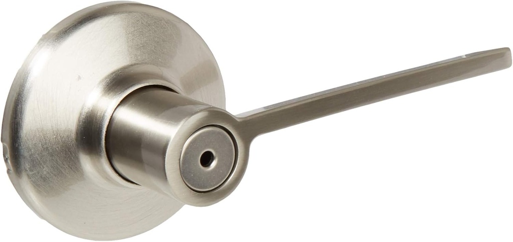 KWIKSET 300LRL 15 CP V1 Satin Nickel Ladera Privacy Lever