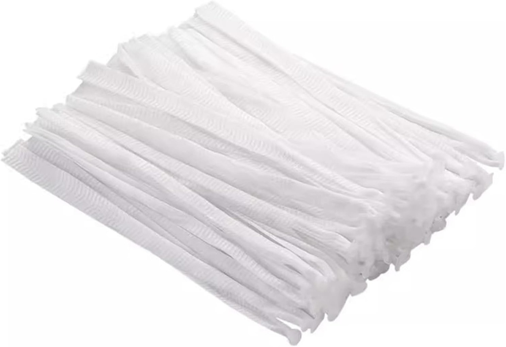 Dzrige Sink Strainer Bag Disposable Kitchen Elastic Sink Trash Mesh Bag,Anti-Clogging Sink Strainer Filter Bags for Kitchen and Bathroom (100Pcs)