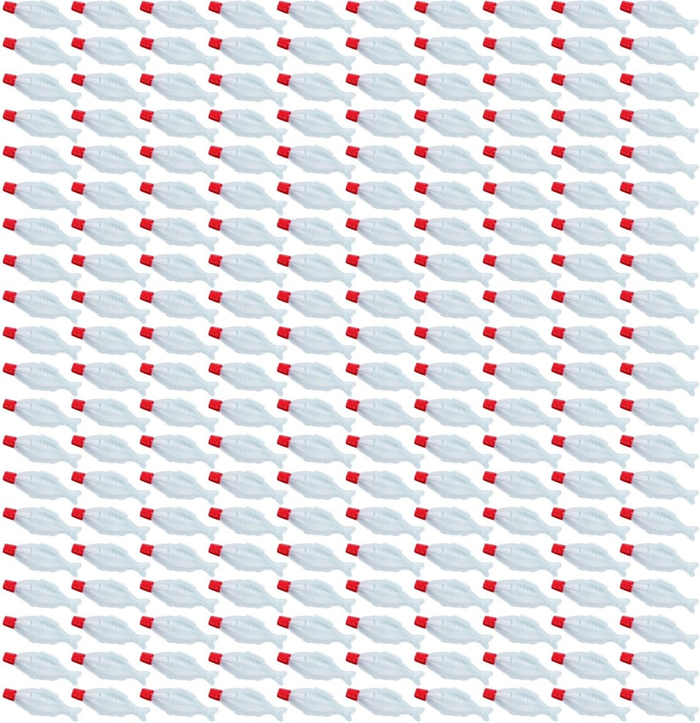 Japanese Soy Sauce Fish-shaped Bottles Tarebin 4ml 200pcs, Made in Japan for Bento Box, Mini Disposable Bottles, Kitchen, Seasoning, Dressing, Sauce