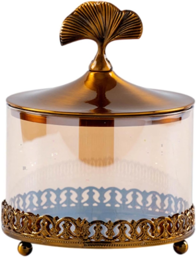 Storage Basket Candy Jar With Lid, Cookie Jar, Jewelry Box Buffet Jar Biscuit Container