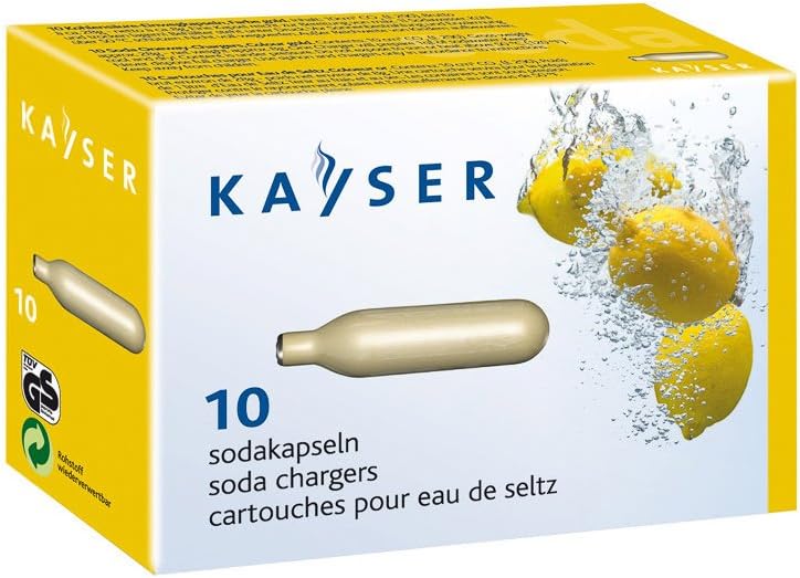 Kayser 8 gram Soda Chargers- CO2 Chargers by Kayser