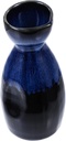 Garneck Traditional Japanese Pottery Sake Pot Bottle Blue Wine Pot for Sake Tea Coffee Water Present for Friends