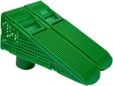 The Gutter Guard - Wedge Eliminates Downspout Pipe Clogs from Leaves and Debris - 2-Pack (2 Pack, Green)
