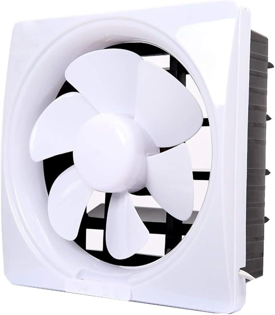 Wall Mounted Exhaust Fan Ventilation Extractor Household Exhaust Fans Ventilation Fan Low Noise 10 Inches, White