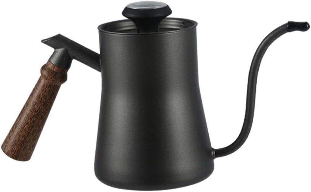 Alipis 1pc Stainless Steel Drip Pot Coffee Kettle Spout Design for Home Brewing for Tea Coffee