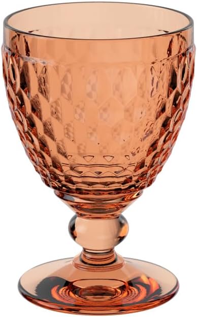 Villeroy & Boch - Boston Apricot red wine glass, crystal glass coloured orange, capacity 200 ml
