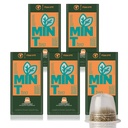 TEALYTE 50 Compatible Nespresso Tea Pods - I Herbal Mint Tea Pods I Compatible with Original Line Nespresso Machines I 5 packs