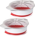 OXO Good Grips Microwave Egg Cooker, White (2 Pack)