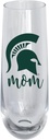 R and R Imports Michigan State Spartans 10 oz Stemless Flute mom Design Officially Licensed Single