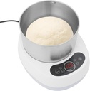 Stainless Steel Electric Dough Maker with Ferment Function, 230W Mixer, 4.5 Qt Capacity, Easy-to-Clean, Manual Simulation, and Intelligent Operating Panel for Homemade Bread, Pizza & Pastries